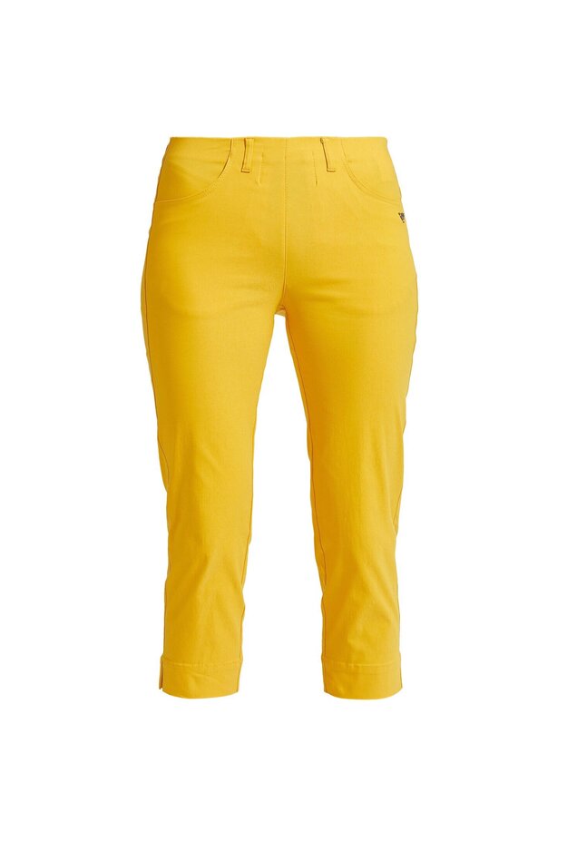 Caroline Regular Capri -trousers, yellow