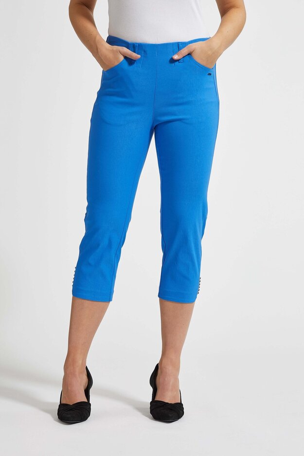 Dora Regular Capri -housut, strong blue