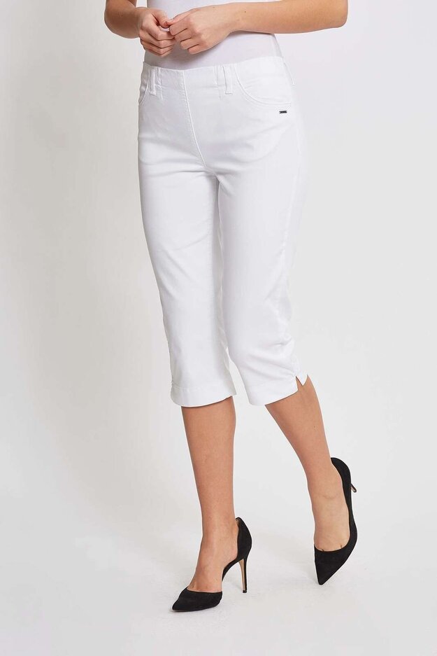 Kelly Regular Capri -housut, valkoinen