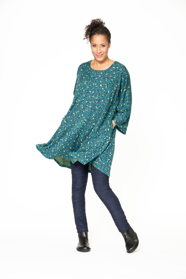 Bianca Minerva tunic, turquoise