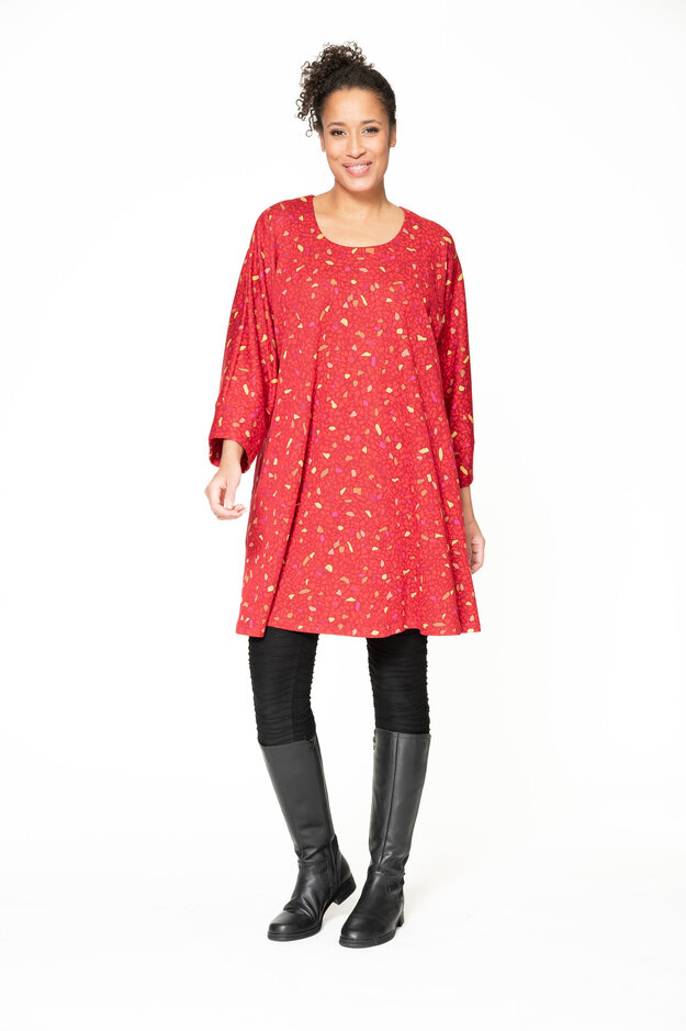 Bianca Minerva tunic, red