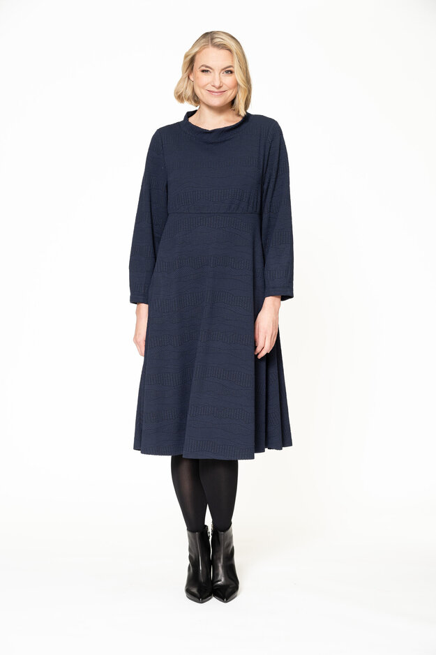 Veronica Vista dress, navy
