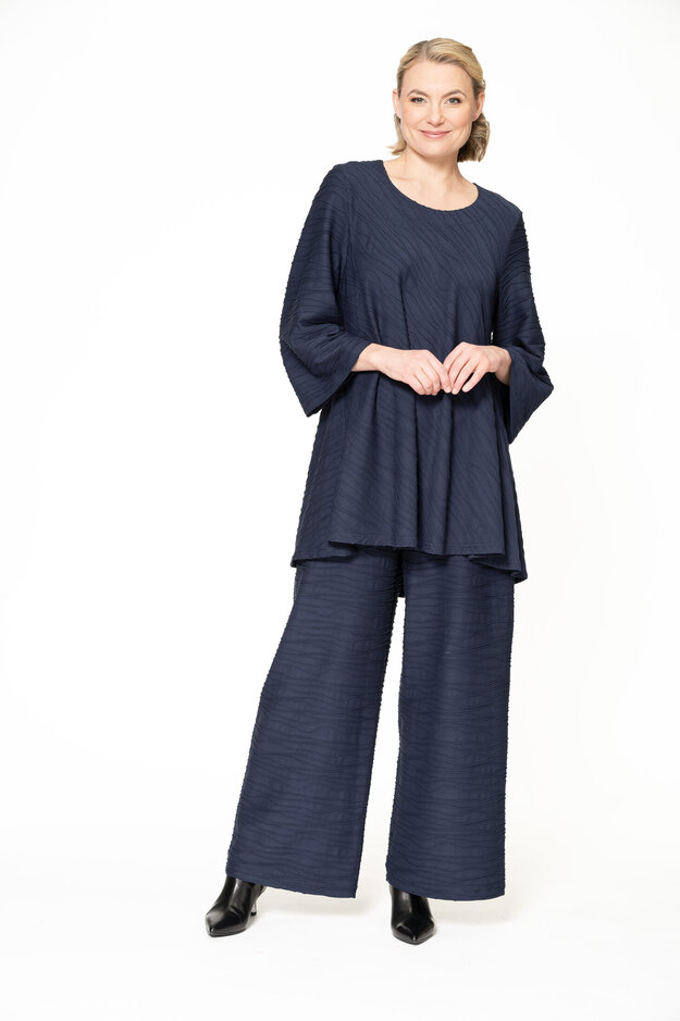 Marve Waves tunic, navy
