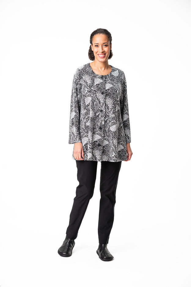 Staras Dibujo jacket, black&white