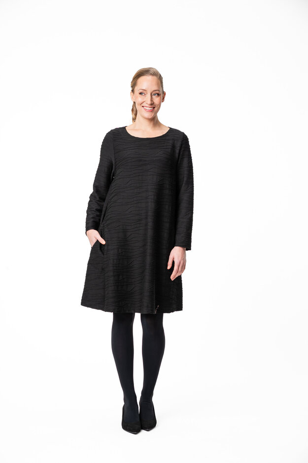Selda Waves -tunika/mekko, musta