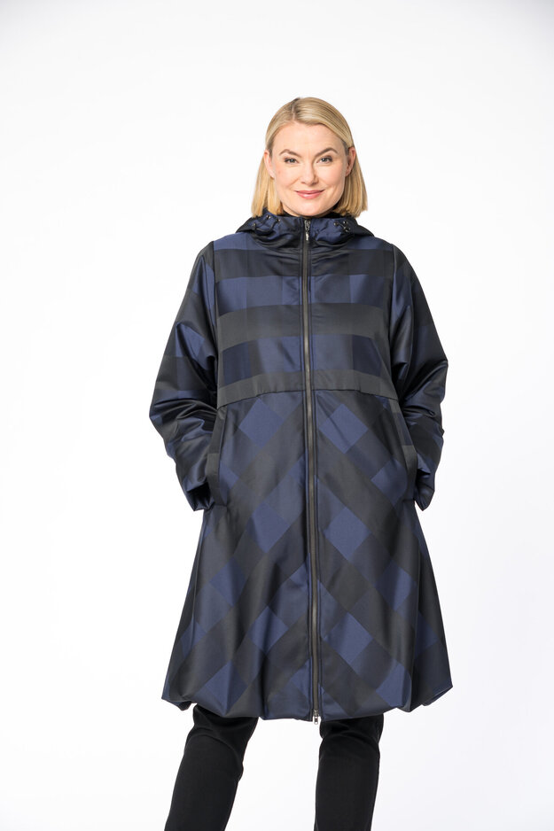 Melinda Sky winter coat, thermo padding, blue