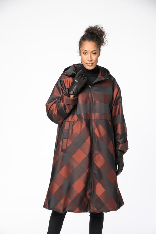 Melinda Sky winter coat, thermo padding, terra