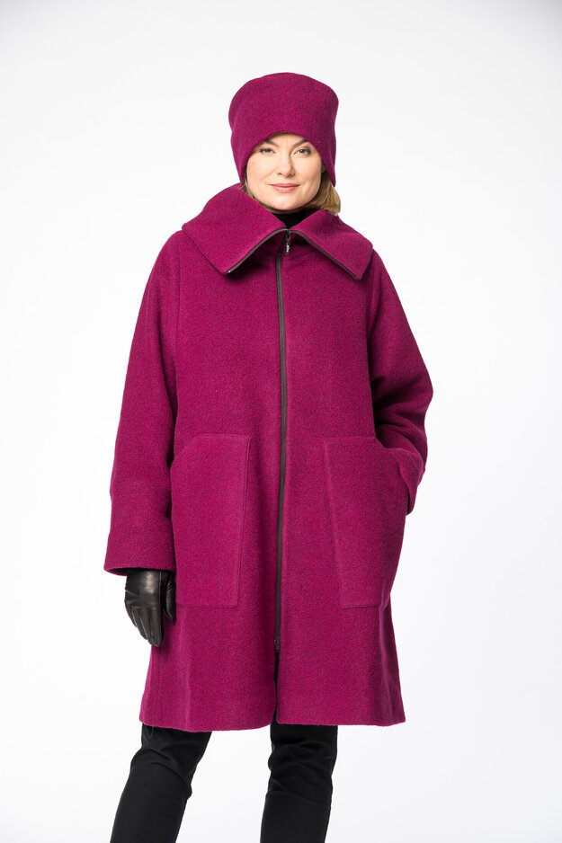 Eerika Solid Wool coat