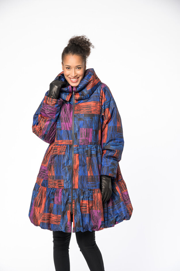 Juliette Vario Plain winter coat, thermo padding