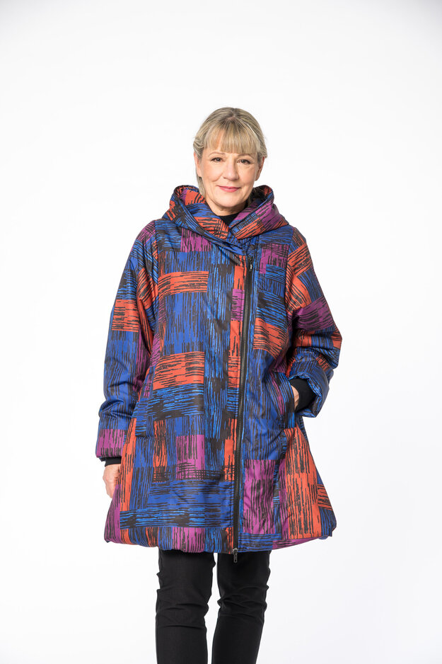 Marta Vario Plain winter coat, thermo padding