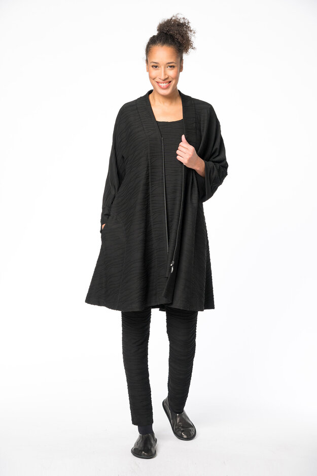 Cosmos Waves jacket, black