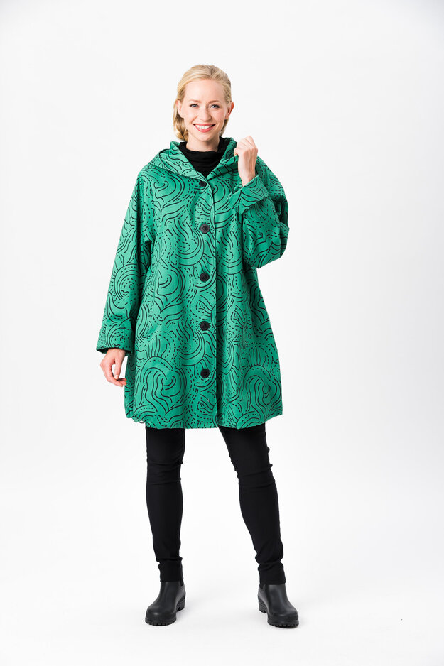 Carmen Ebba coat, green