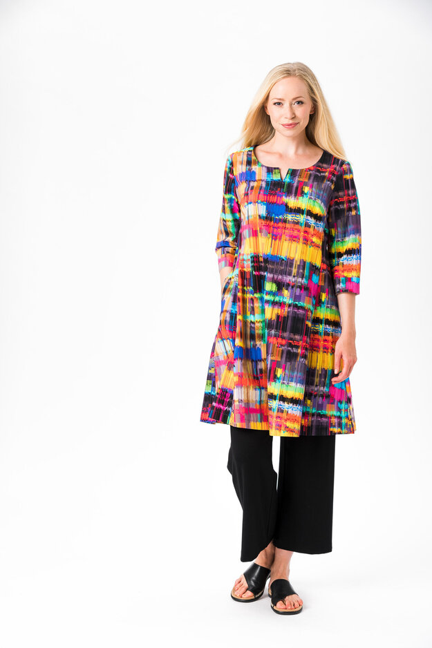 Angelika Shimmer tunic/dress, multicolour