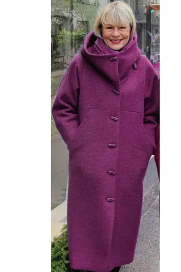 Eleonora Solid Wool -villakangastakki fuksia