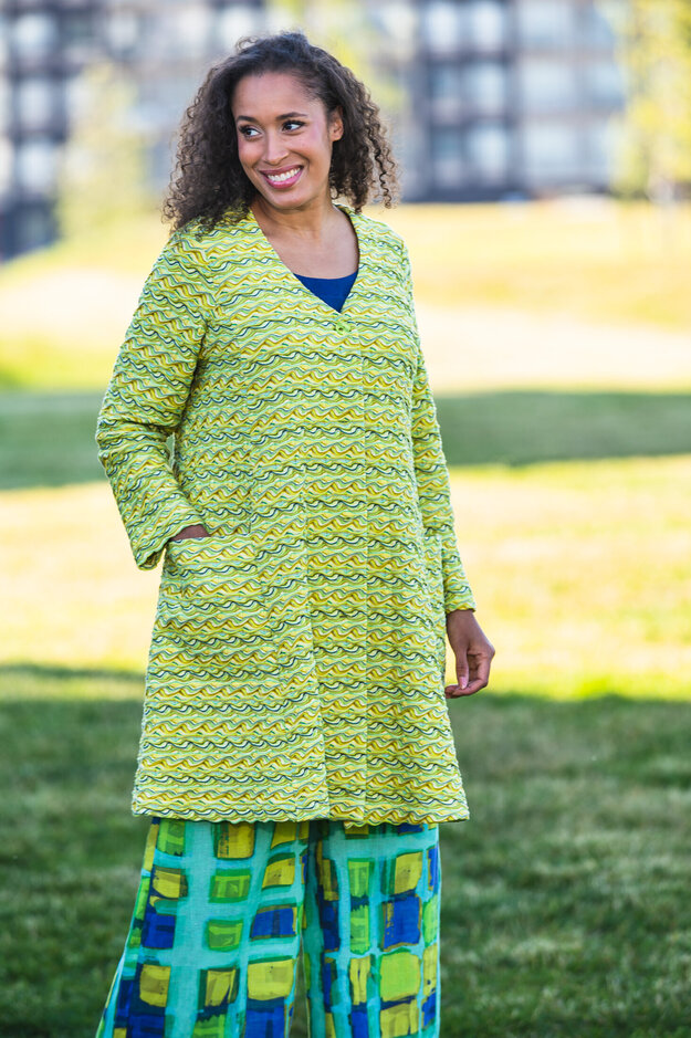 Petrina Punto jacket, yellow