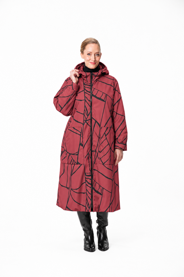 Ragni Big Viva -coat, red