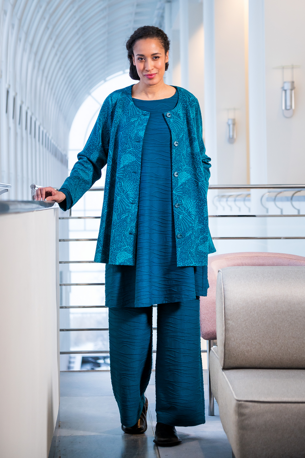 Staras Dibujo -jakku, turkoosi